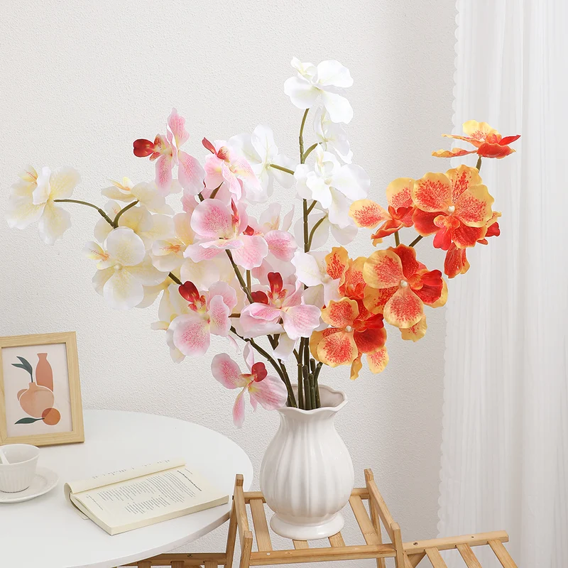 Artificial orchid bouquet with realistic details