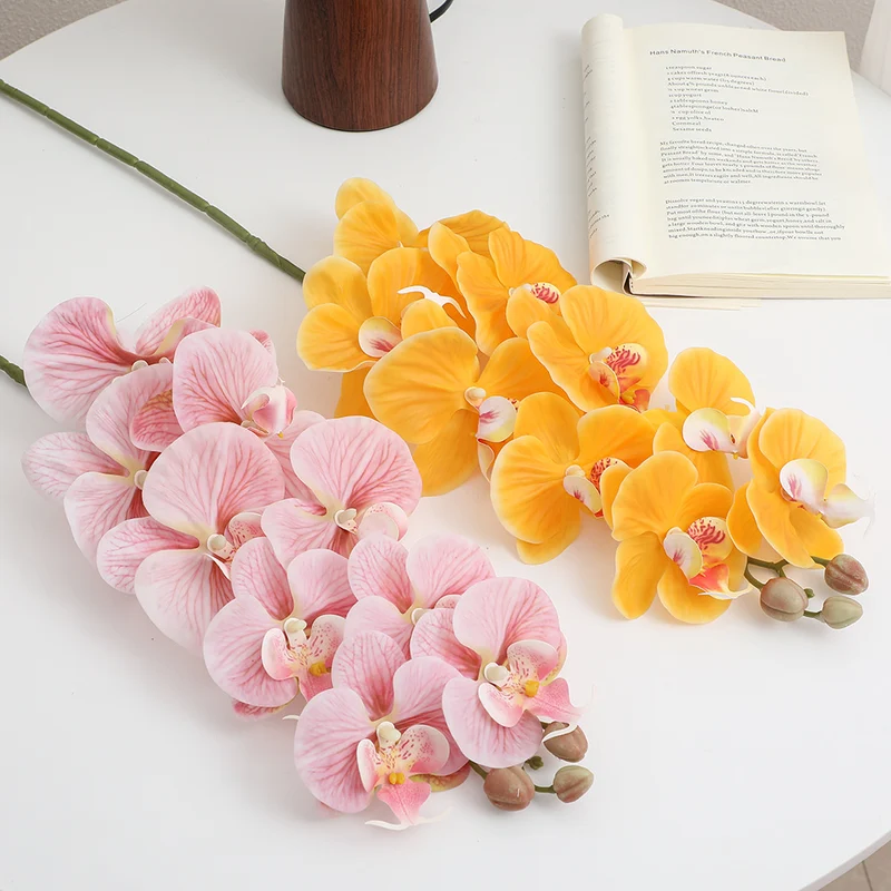 Artificial orchid bouquet with fine details