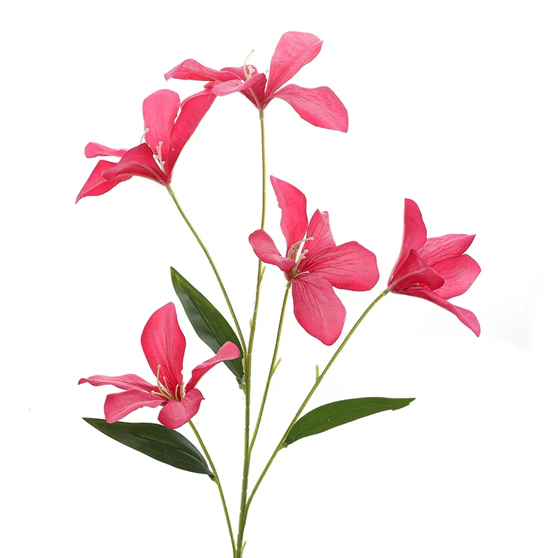 Artificial orchid flower branch with delicate flowers
