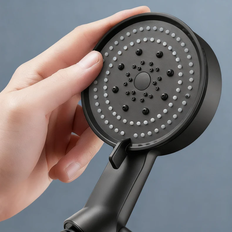 Shower head with high pressure function, ABS