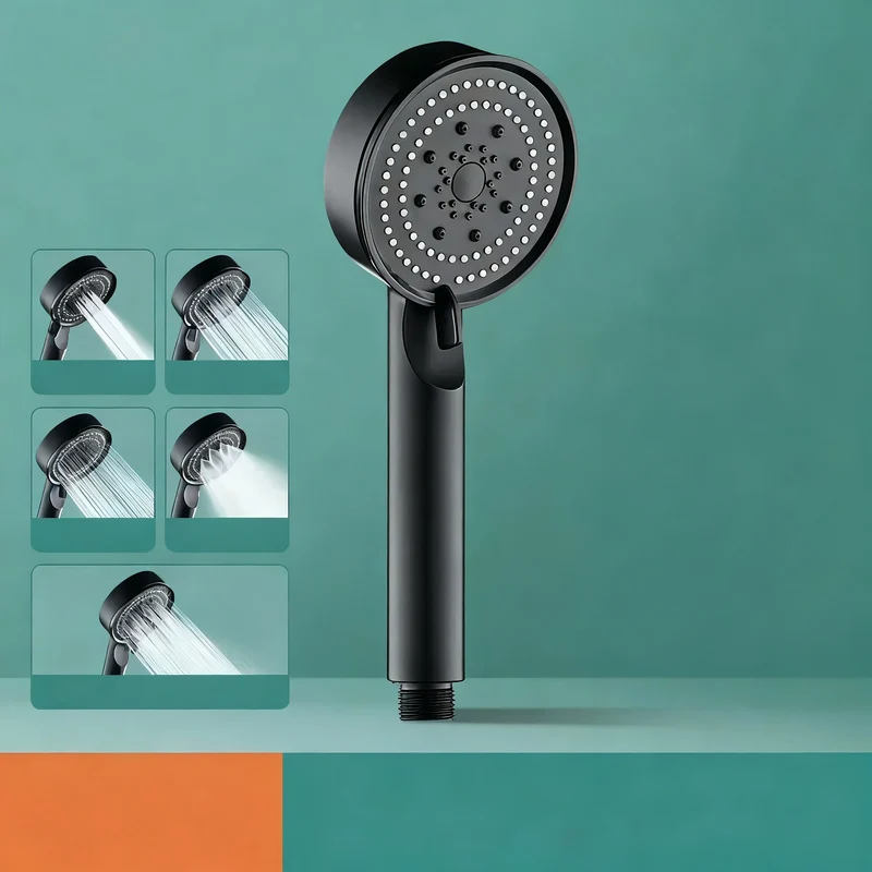 Shower head with high pressure function, ABS