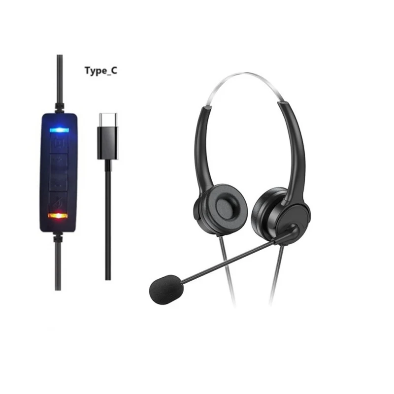 Bai'en DH800 Call Center Agent Telemarketing Outbound Customer Service Headset Computer Mobile Phone Telephone Headset