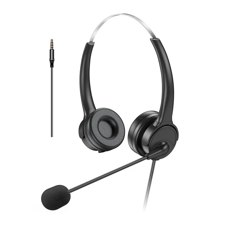 Bai'en DH800 Call Center Agent Telemarketing Outbound Customer Service Headset Computer Mobile Phone Telephone Headset