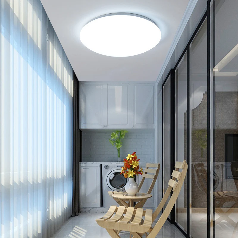 Ceiling light with LED and voice control