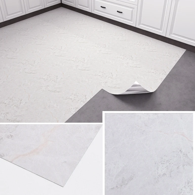 Marble floor sticker, self-adhesive