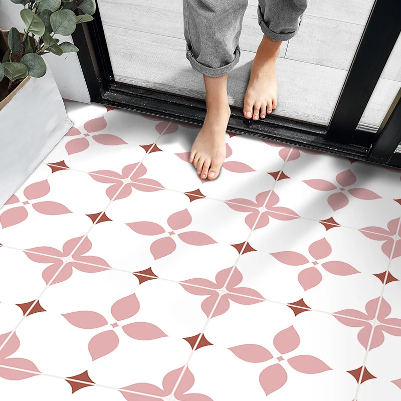 Marble floor sticker, self-adhesive
