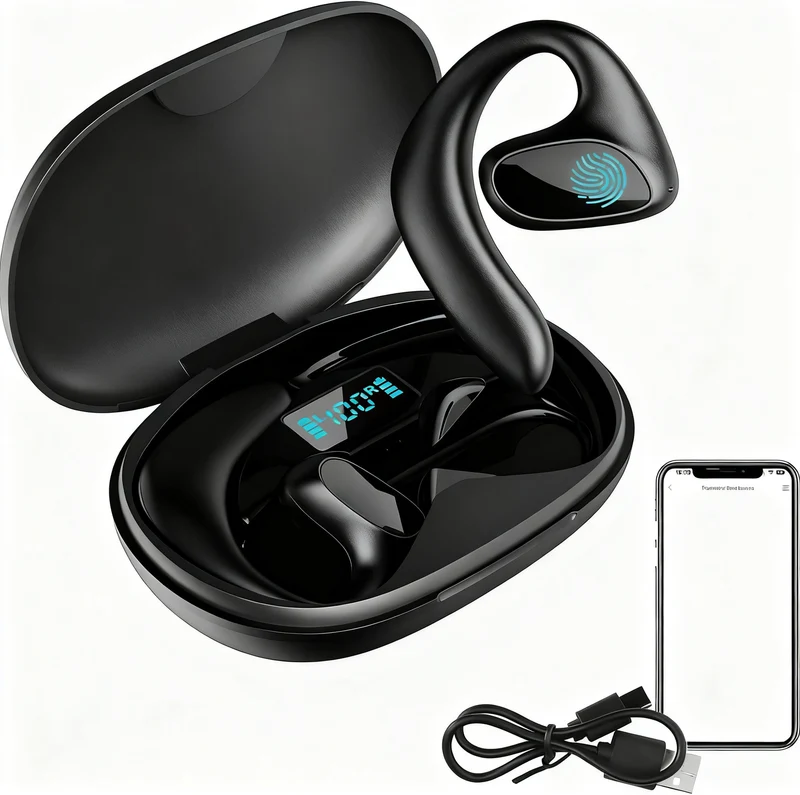 Bluetooth headphones with AI real-time translation M8
