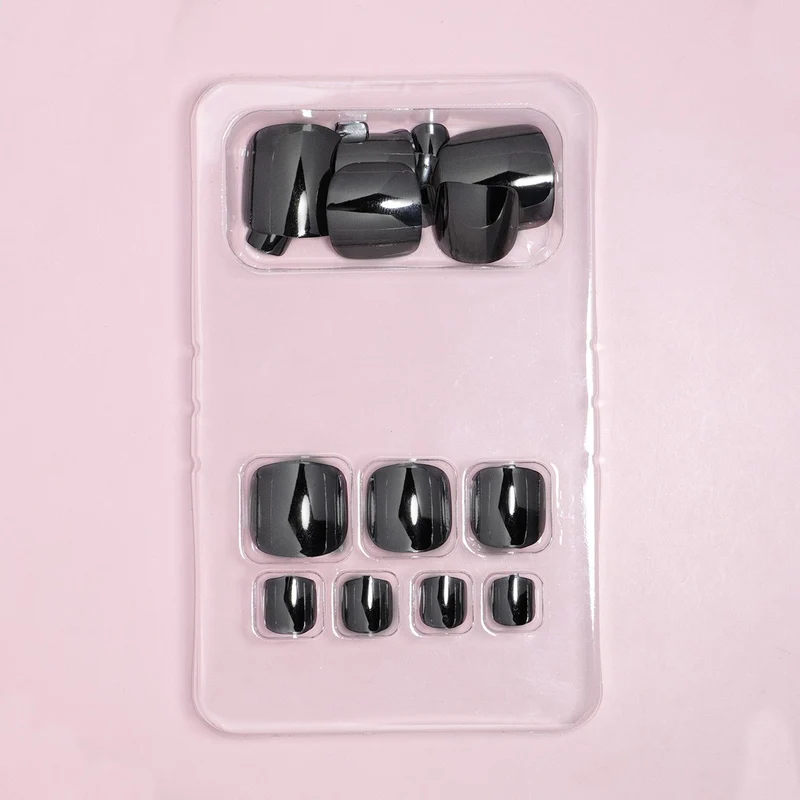 Premium Metallic Press-On Nail Set Karnz