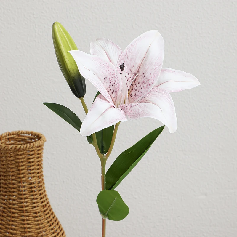Artificial lily bouquet with realistic details