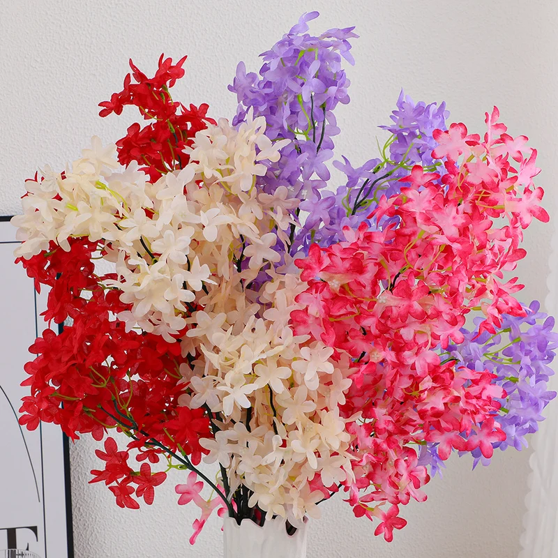 Artificial flower branch with delicate details