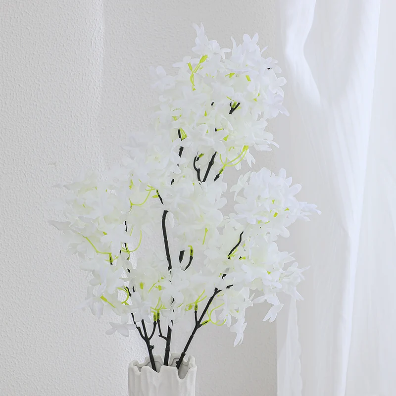 Artificial flower branch with delicate details
