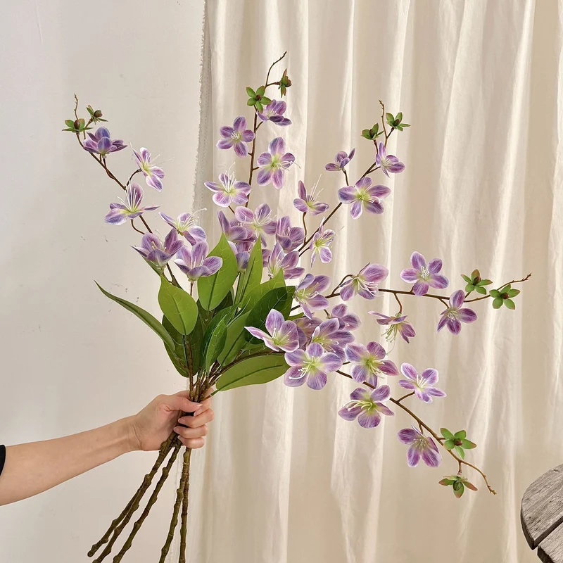 Artificial flower branch with elegant design