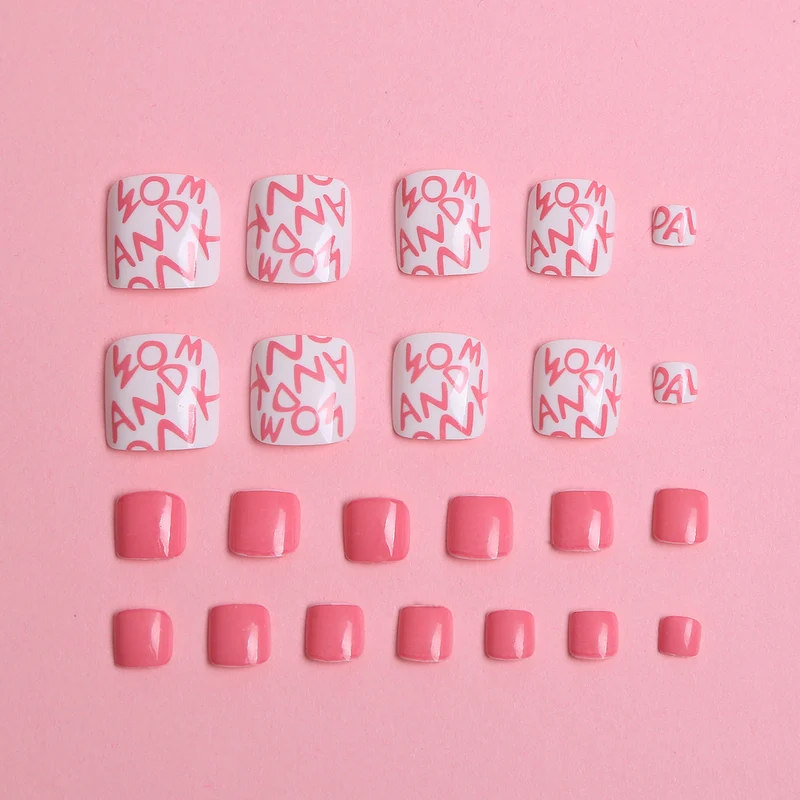 Floral Design Press-On Nagelset Karnz