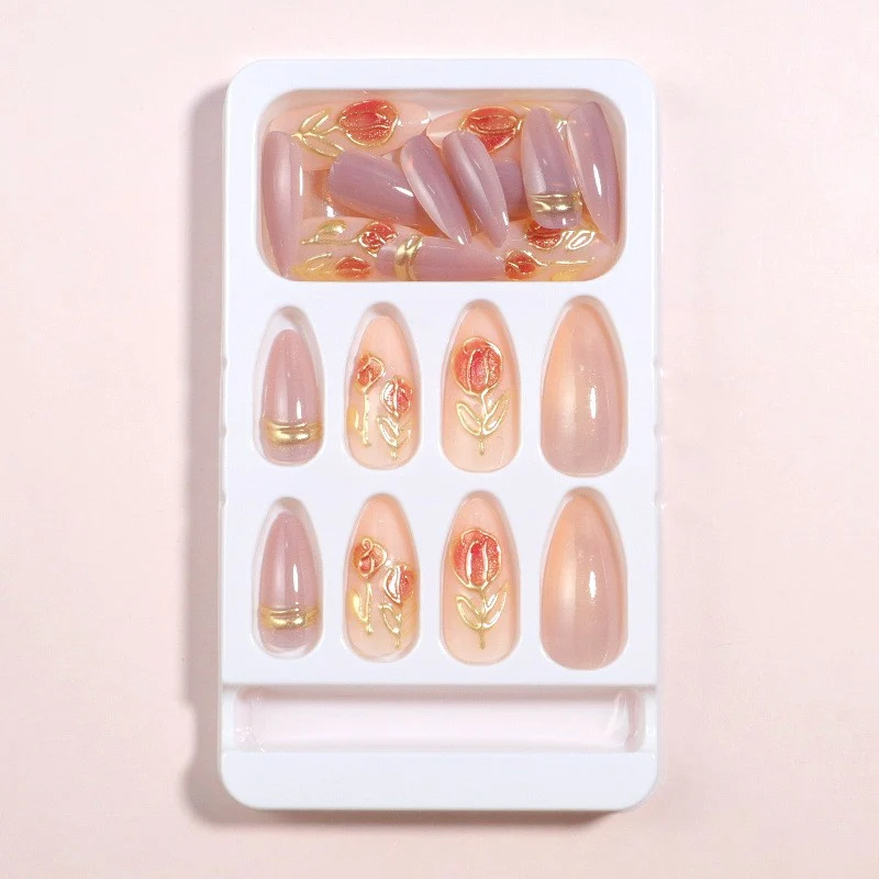 Elegante Press-on-Nagelset Karnz