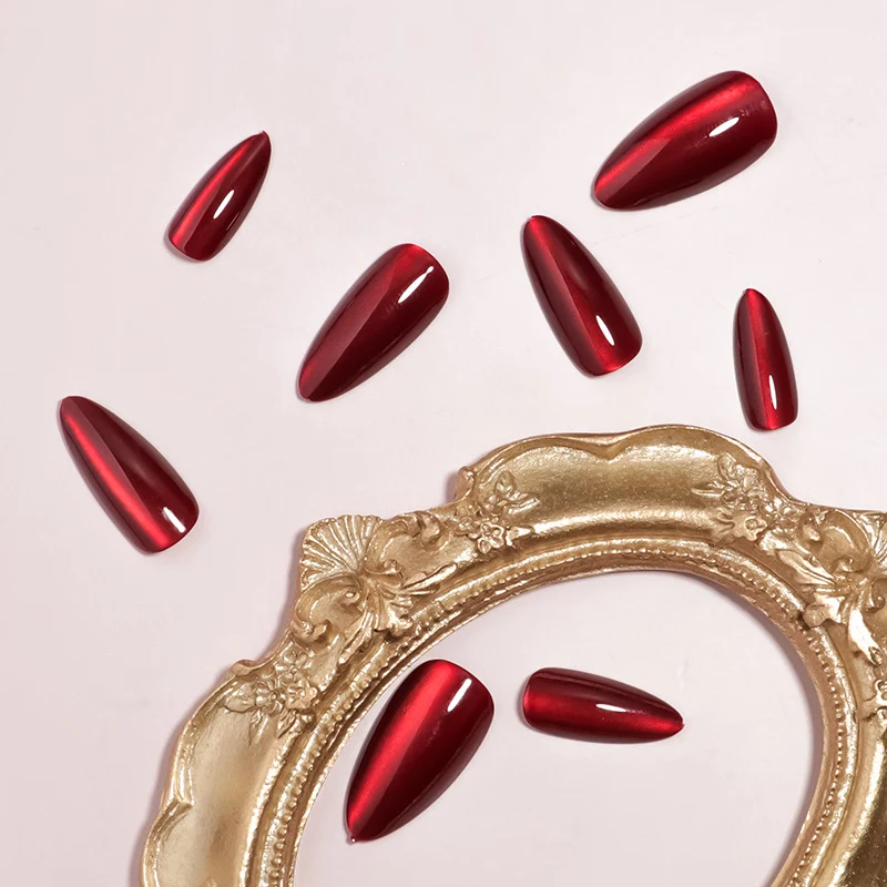 DIY Natürlicher Look Press-On Nagelset Karnz