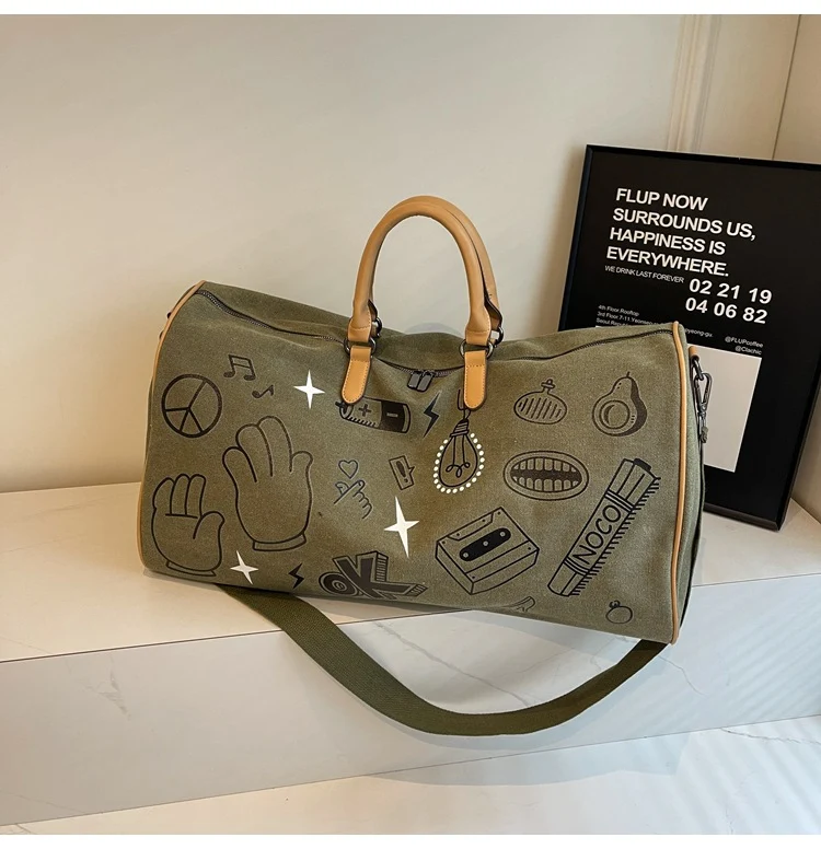 Fun Patterned Weekender Duffle Bag Stornfield