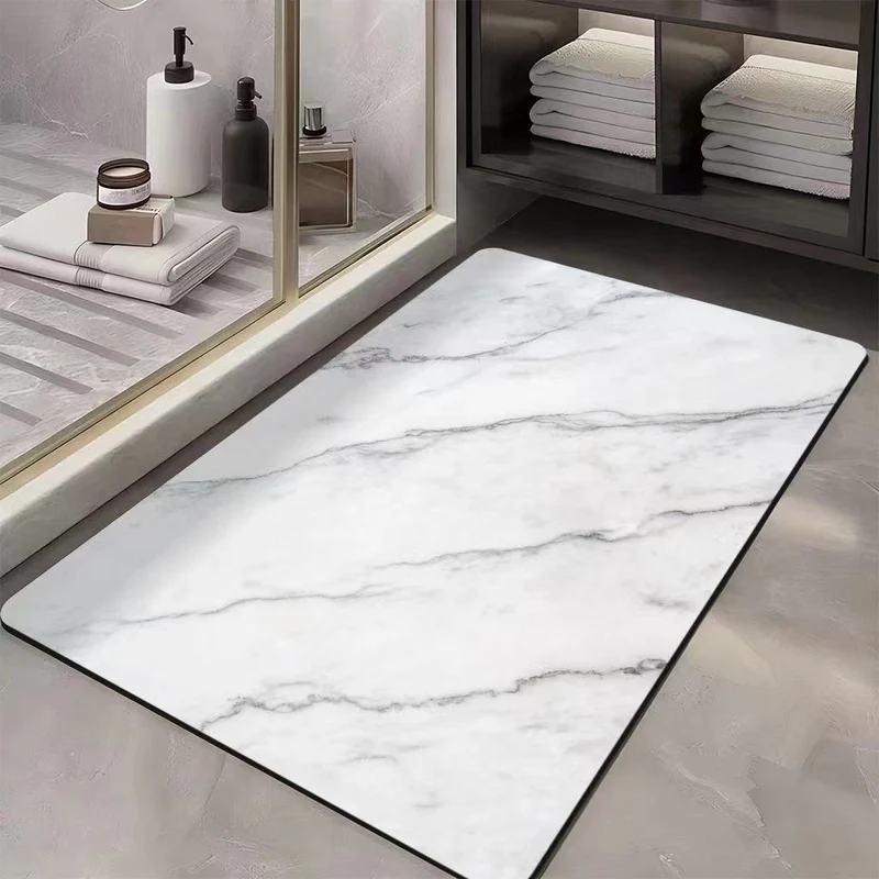 Luxuriöse Marmor Druck Badematte