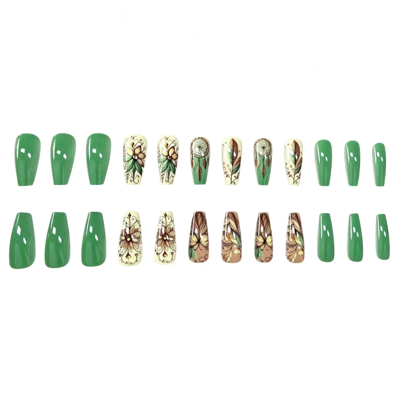 Floral-Inspired Articulated Nail Enhancements Stornfield