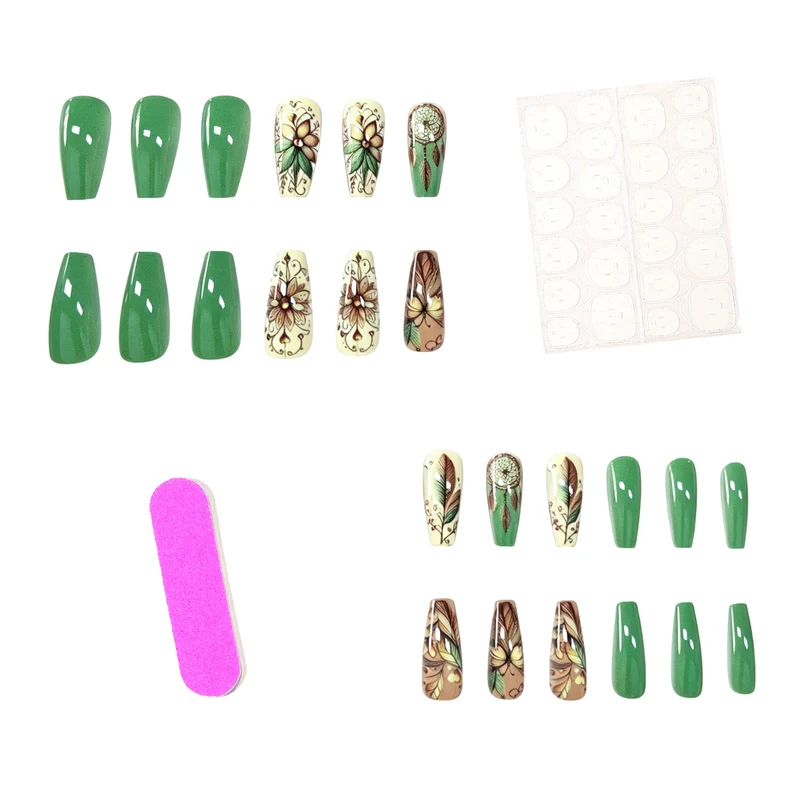 Floral-Inspired Articulated Nail Enhancements Stornfield