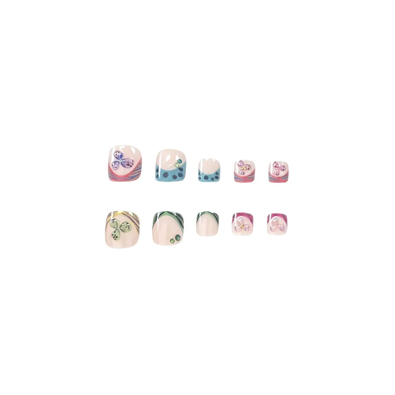Floral-Inspired Acrylic Nail Art Enhancements Stornfield