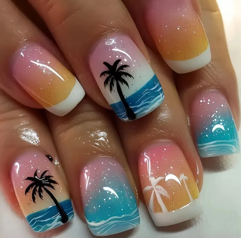 Floral Gradient Nail Art Kit Stornfield