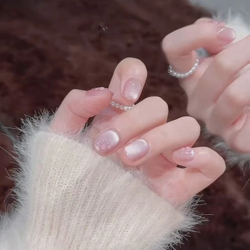 Floral Gel Nail Art Enhancements Stornfield