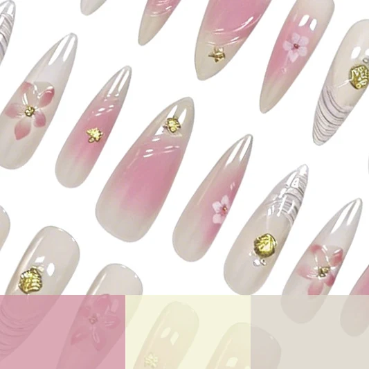 Floral Elegance Nail Decoration Stornfield