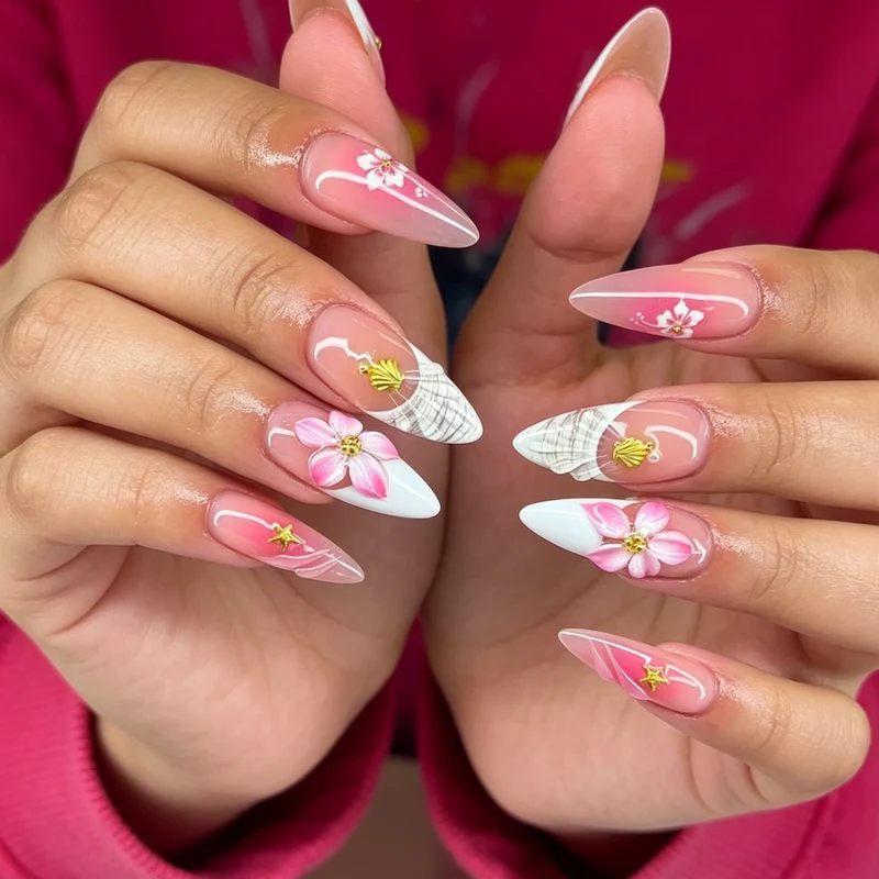 Floral Elegance Nail Decoration Stornfield