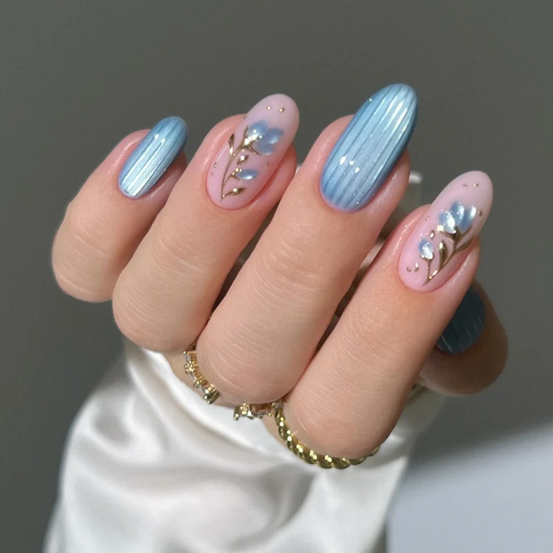 Floral Elegance Nail Art Enhancements Stornfield