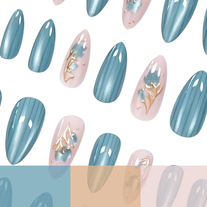 Floral Elegance Nail Art Enhancements Stornfield