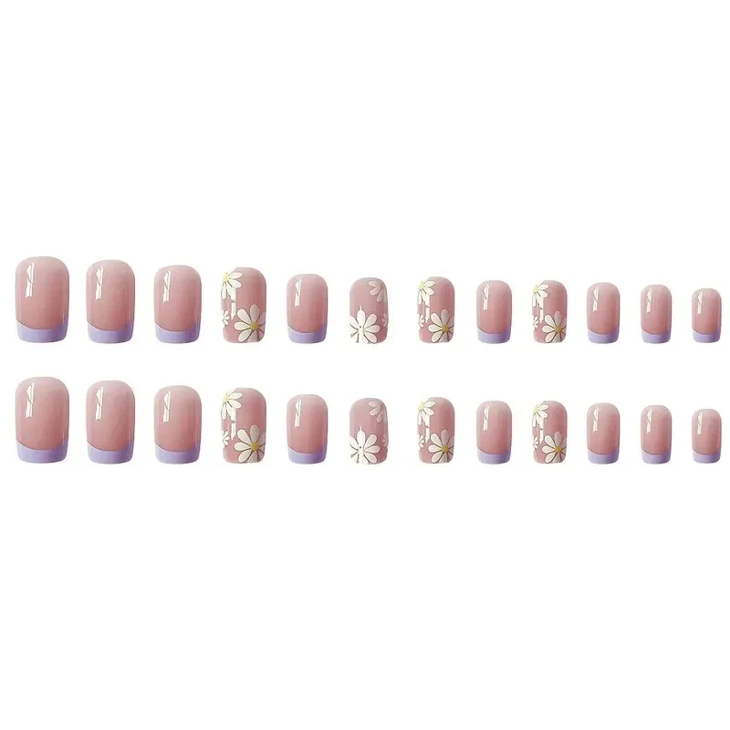 Floral Design Press-On Nail Set Stornfield