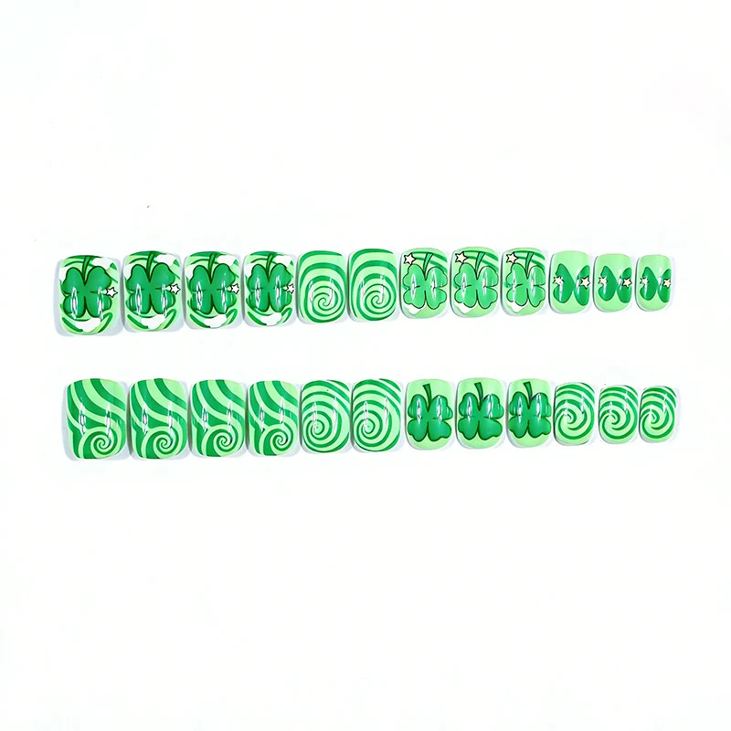 Festive Shamrock Nail Art Stornfield