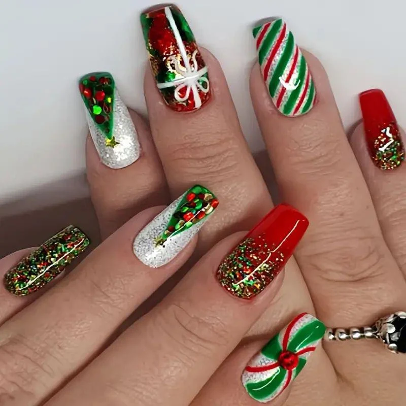 Festive Holiday Nail Art Kit Stornfield