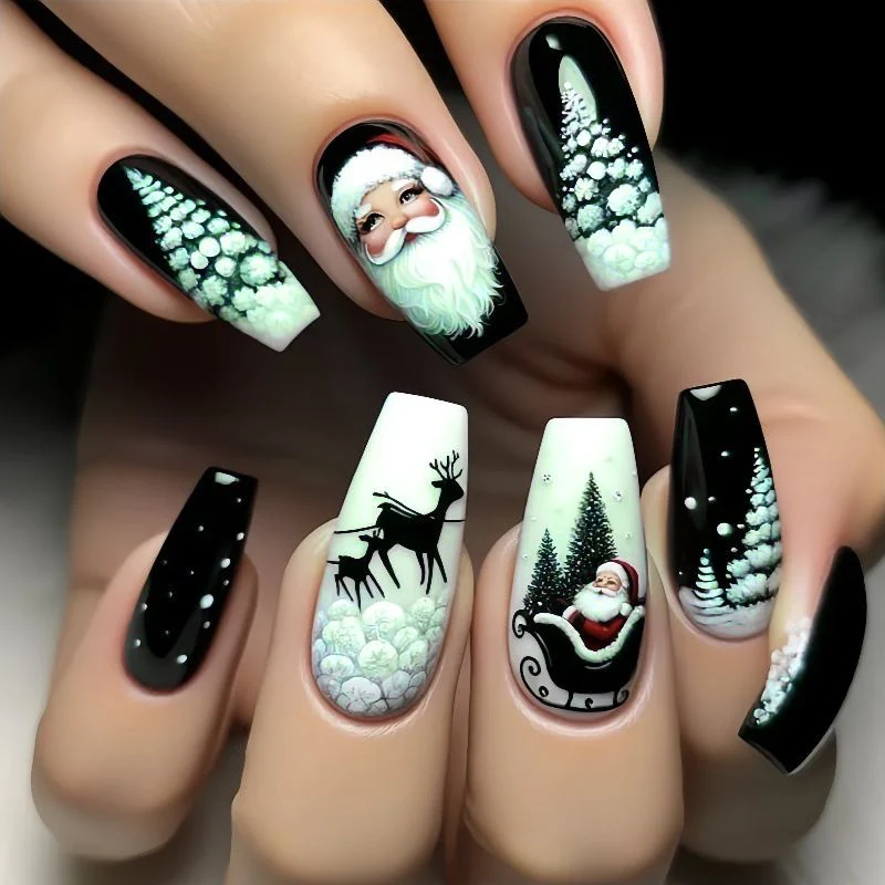 Festive Holiday Nail Art Kit Stornfield