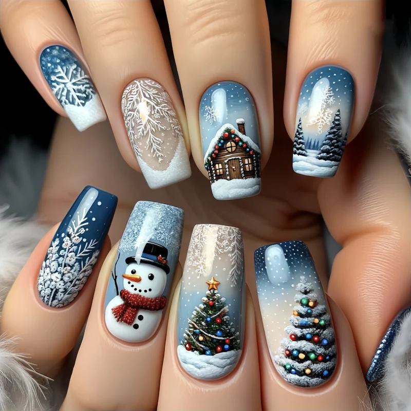 Festive Holiday Nail Art Kit Stornfield