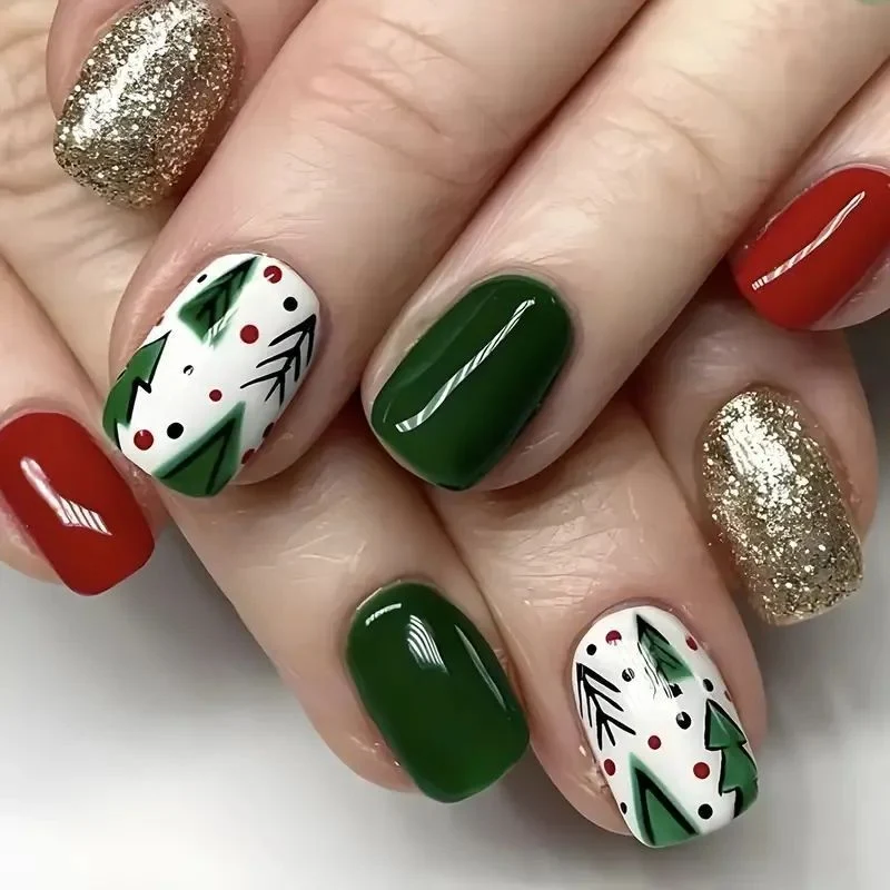 Festive Holiday Nail Art Kit Stornfield