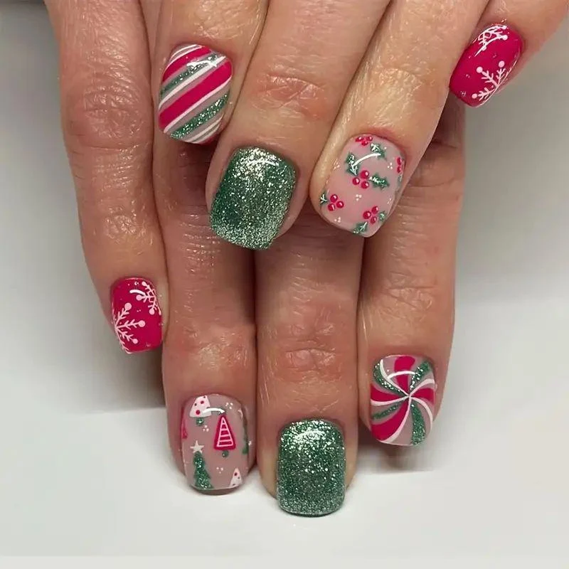 Festive Holiday Nail Art Kit Stornfield