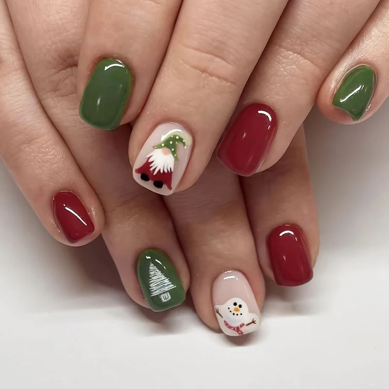 Festive Holiday Nail Art Design Set Stornfield