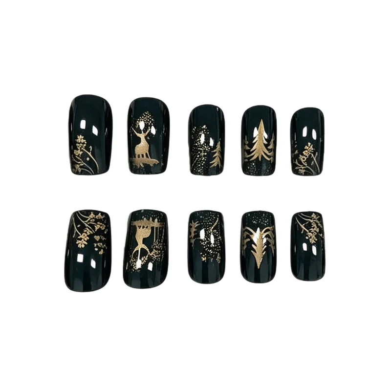 Festive Holiday Nail Art Stornfield