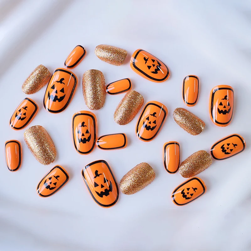 Festive Halloween Nail Art Enhancements Stornfield