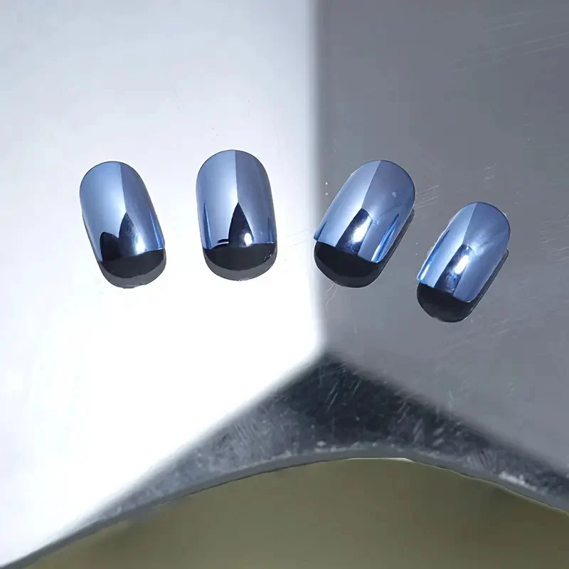 Metallic Finish Press-On Nail Set Karnz