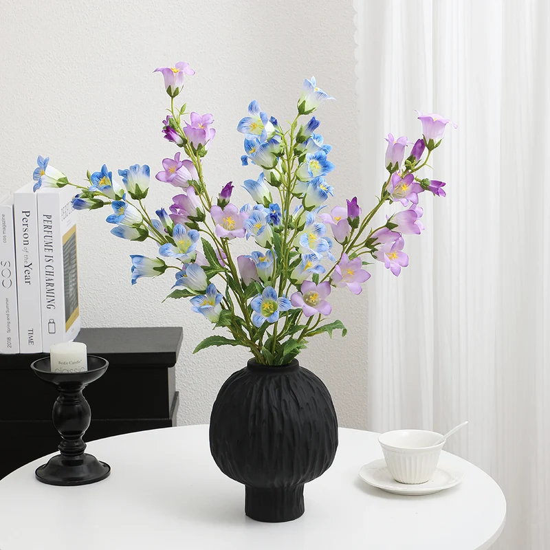 Artificial flower branch with elegant bell flowers