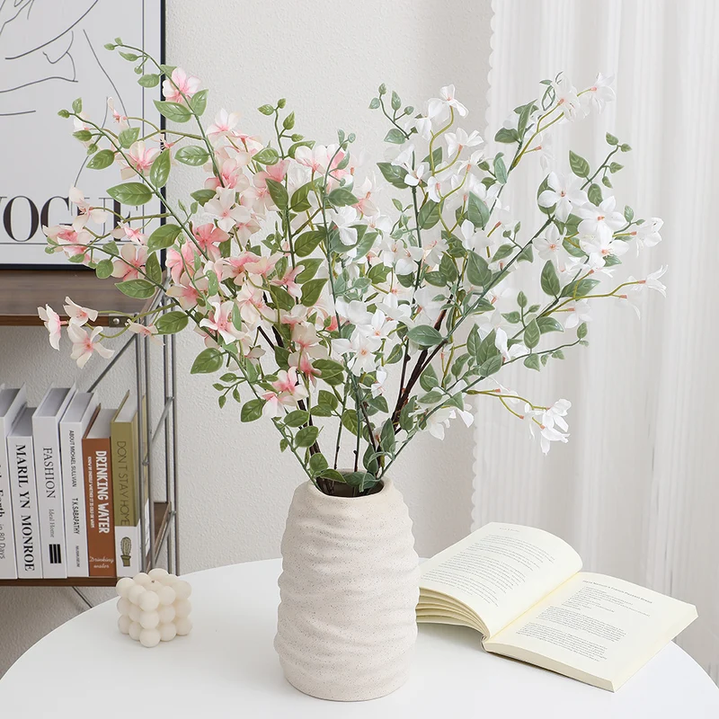 Artificial bouquet with delicate flowers