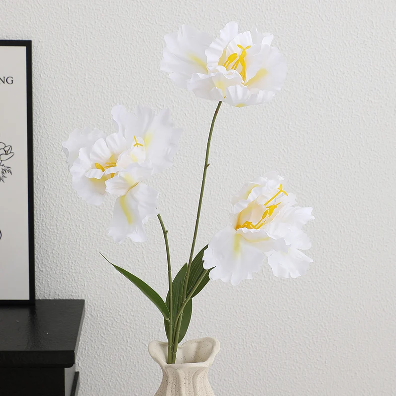 Artificial flower branch with lifelike details