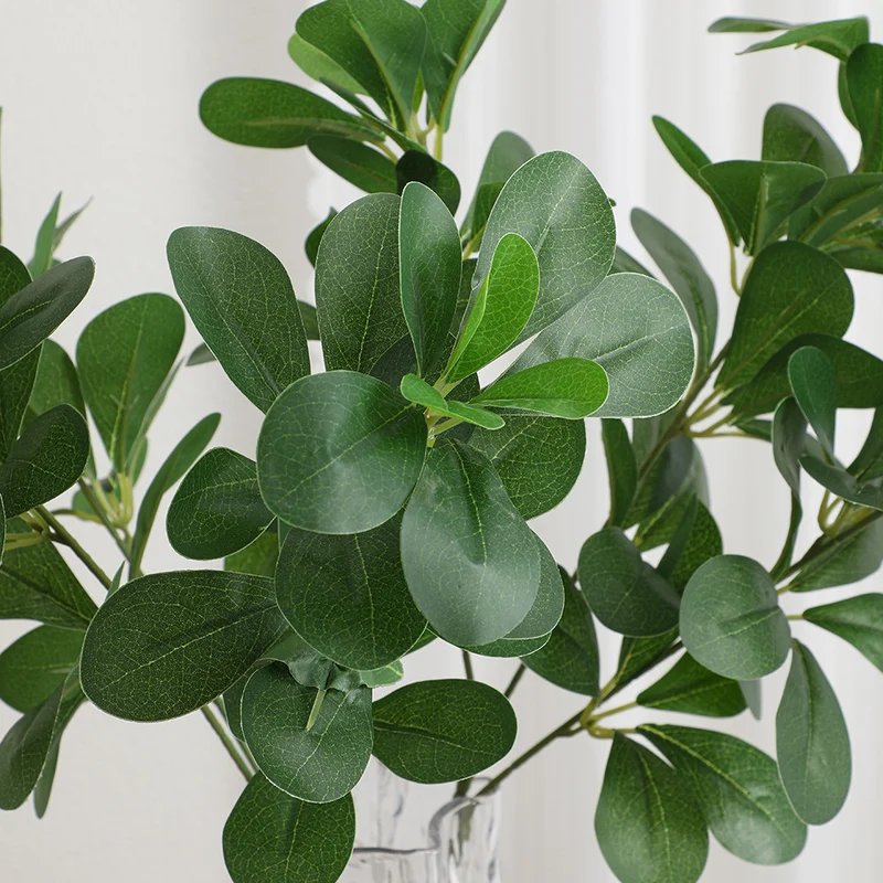 More elegant artificial branch with realistic leaves
