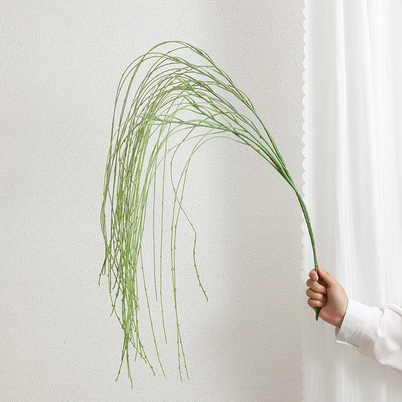 Decorative artificial branch with filigree, curved twigs