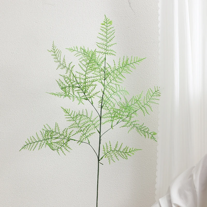 Decorative artificial branch with filigree, curved twigs