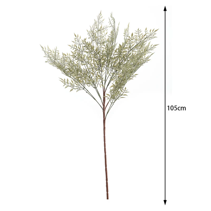 Decorative artificial branch with filigree, curved twigs