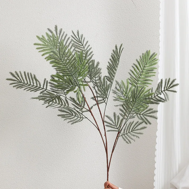 Decorative artificial branch with filigree, curved twigs