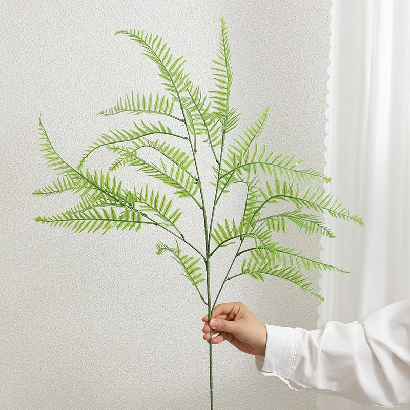 Decorative artificial branch with filigree, curved twigs
